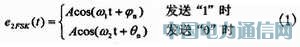基于VHDL的2FSK調制解調器設計