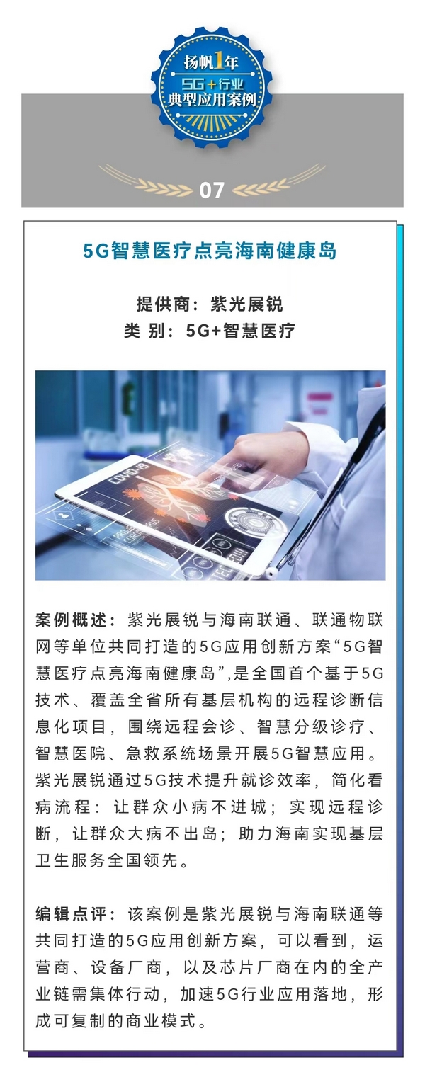“揚帆”一年:5G+行業十大典型應用案例 “揚帆”一年:5G+行業十大典型應用案例